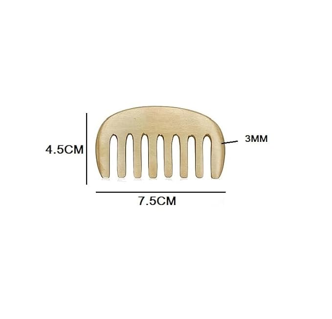 Kansa Comb | Ayurvedic Scalp Massage for Healthy Hair