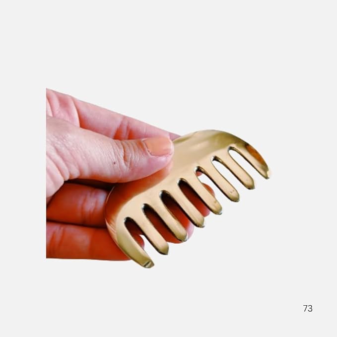 Kansa Comb | Ayurvedic Scalp Massage for Healthy Hair