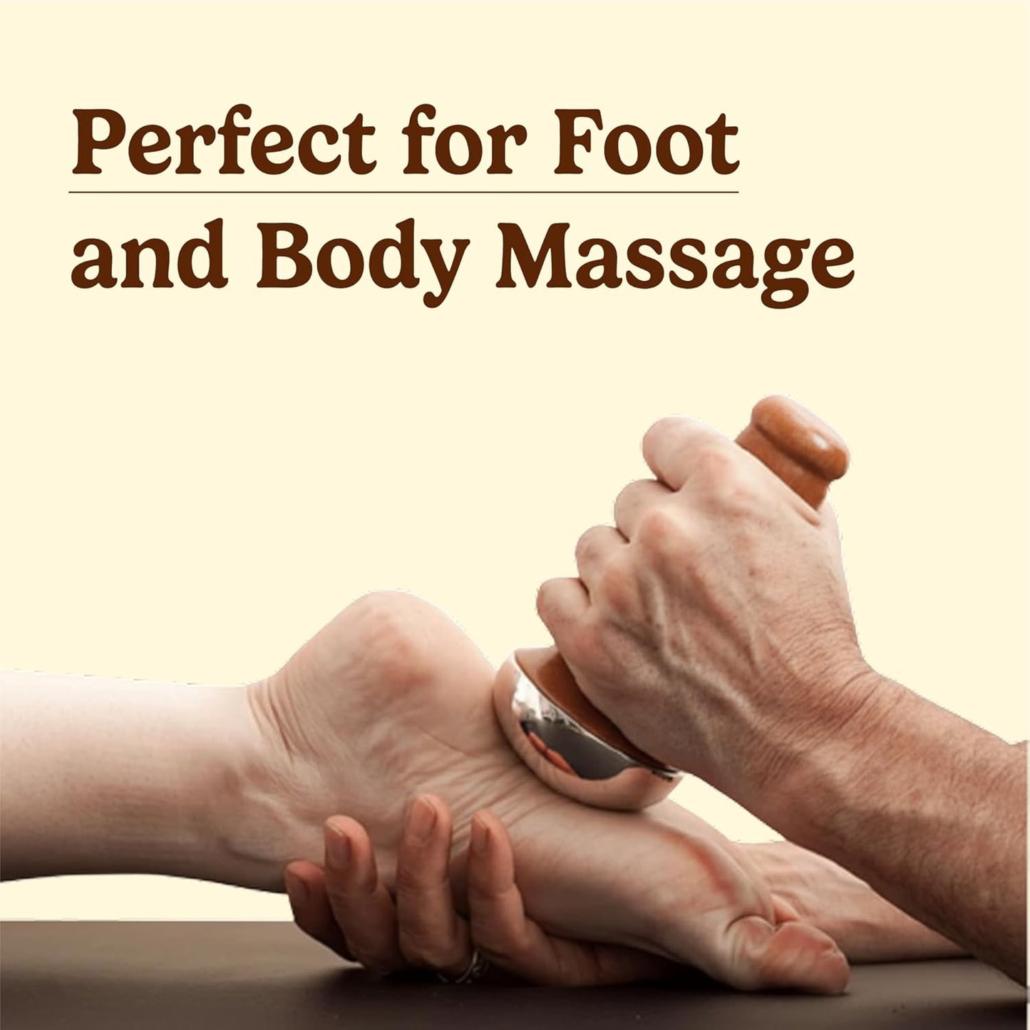 Kansa Vatki Wand – Ideal for Foot and Body Massage