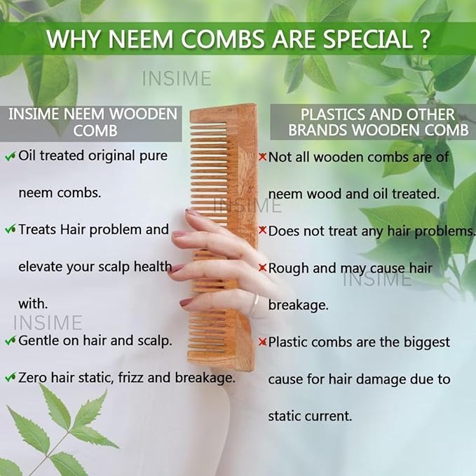 Kacchi Neem Comb  cOMBO OF 3